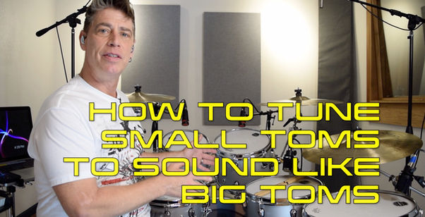HOW TO TUNE SMALL TOMS TO SOUND LIKE BIG TOMS AT 3 DIFFERENT TUNING PROFILES